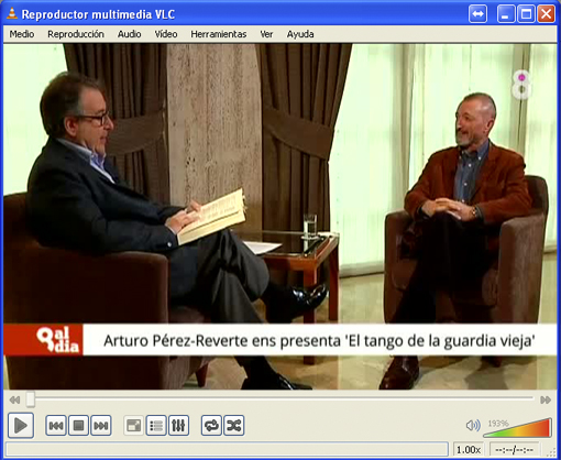 Arturo Prez-Reverte presenta "El tango de la Guardia Vieja" entrevistado por Josep Cun.