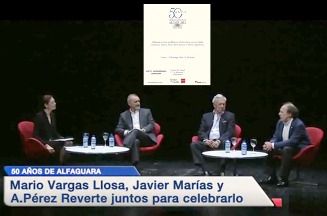 "50 Aos de Alfaguara": Arturo Prez-Reverte, Mario Vargas Llosa y Javier Maras juntos para celebrarlo ...