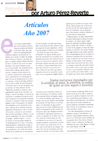 Recopilación "Artículos Año 2007" cortesía de La Derrota.