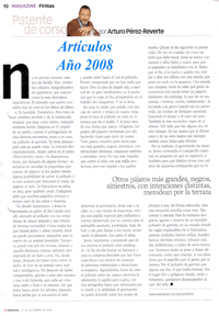 Recopilación "Artículos Año 2008"  cortesía de La Derrota.