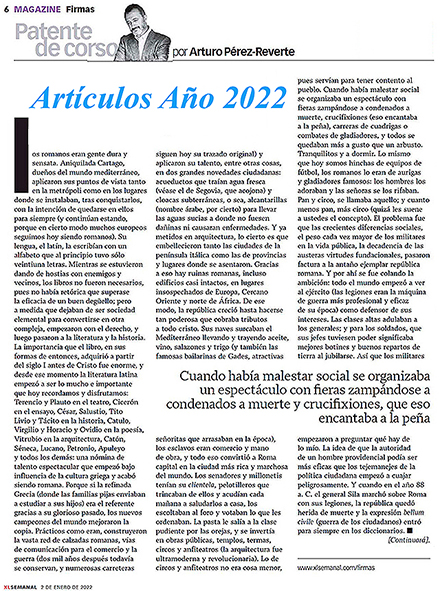 Patentes de Corso publicados en el ao 2022