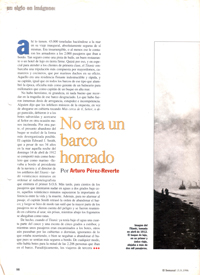 "No era un barco honrado" publicado en El Semanal el 15 de septiembre de 1996