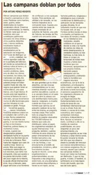 "Las campanas doblan por todos", publicado en El Semanal el 17 de diciembre de 1994