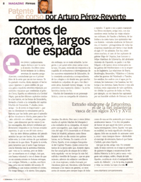 "Cortos de razones, largos de espada" 19 de Agosto de 2007