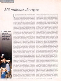 "Mil millones de rayos" 29 de abril de 2001