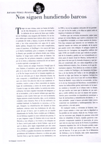 "Nos siguen hundiendo barcos" 12 de Diciembre de 1999