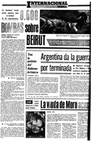 "8.000 bombas sobre Beirut" - PUEBLO - 12 de Julio de 1982
