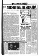 "Argentina, resignada" - PUEBLO - 9 de Mayo de 1982