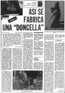 "As se fabrica una doncella, as se compra una esposa" - PUEBLO - Junio 1980