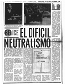 "Belice, el díficil neutralismo" - PUEBLO - 15 de Diciembre de 1981