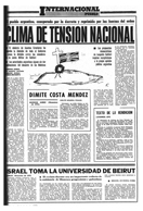 "Clima de tensin nacional" - PUEBLO - 17 de Junio de 1982