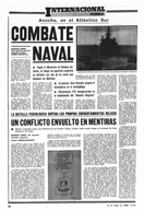 " Combate naval " - PUEBLO - 11 de Mayo de 1982