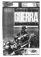 "Crnica de una guerra anunciada" - PUEBLO - 27 de Mayo de 1982