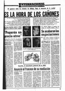 "Es la hora de los caones" - PUEBLO - 21 de Mayo de 1982