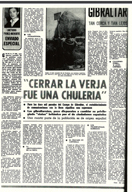 "Gibraltar, tan cerca y tan lejos" - PUEBLO - Mayo 1980