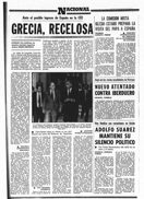 "Grecia, recelosa" - PUEBLO - 13 de Abril de 1982