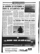 "La guerra se extiende a todo el Atlántico Sur" - PUEBLO - 12 de Mayo de 1982