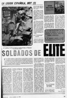 "La Legión Española, Hoy" - PUEBLO - 18 de Octubre de 1979
