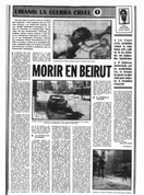 "Lbano: La guerra cruel" - PUEBLO - Julio 1981