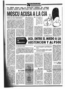 "Mosc acusa a la CIA" - PUEBLO - 4 de Mayo de 1982