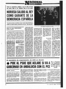 "Noruega salud al Rey como garante de la democracia espaola" - PUEBLO - 15 de Abril de1982