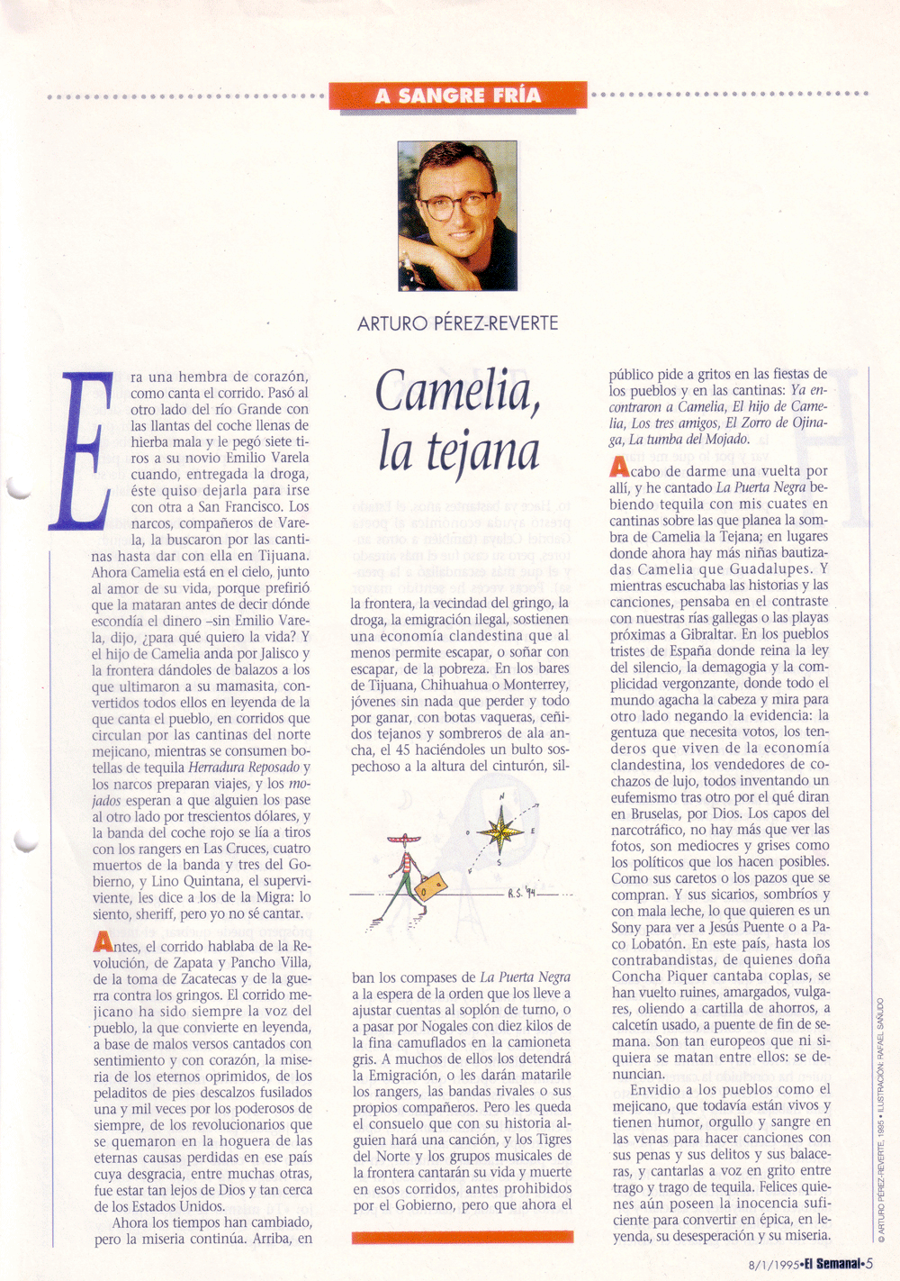 "Camelia, la Tejana" El Semanal, 8 de enero de 1995